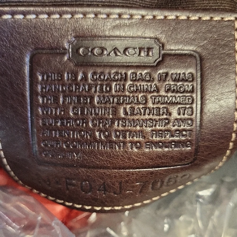 Coach Brown and Tan Women's Bag - Picture 8 of 13